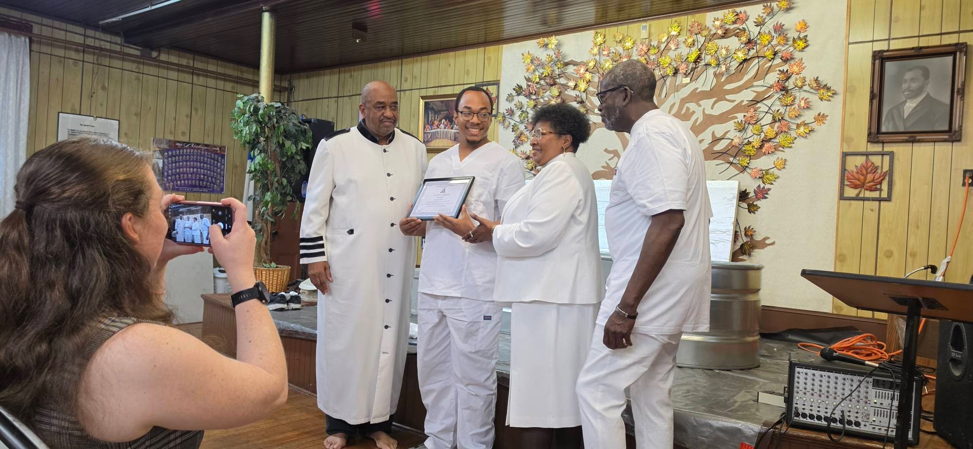 Baptism at A.M.E. Zion Church of Newburgh