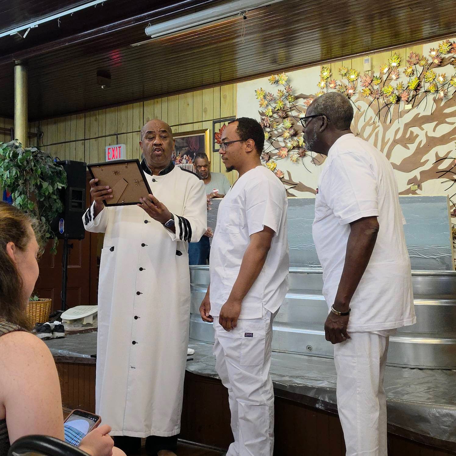 Baptism at A.M.E. Zion Church of Newburgh