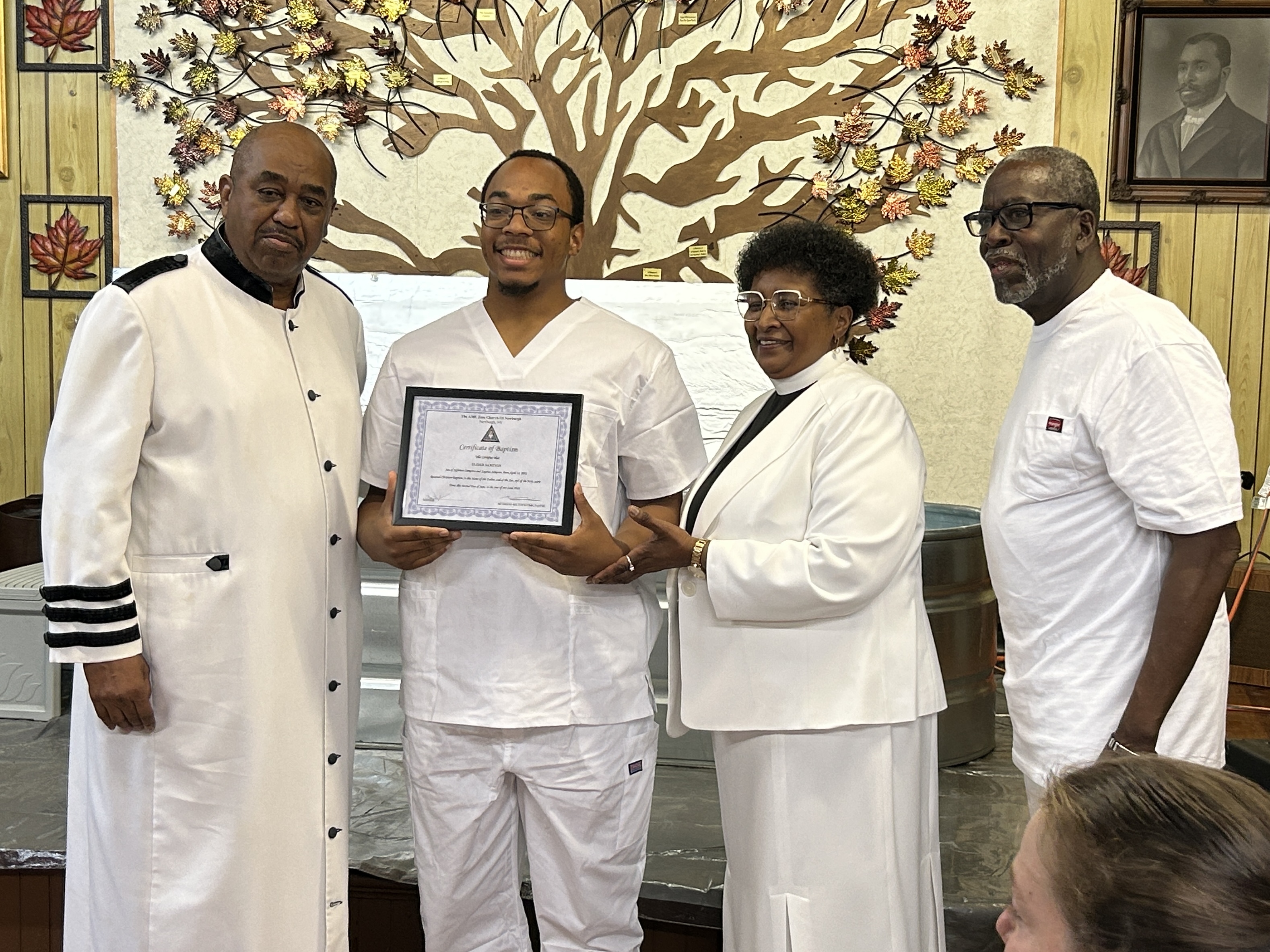 Baptism at A.M.E. Zion Church of Newburgh