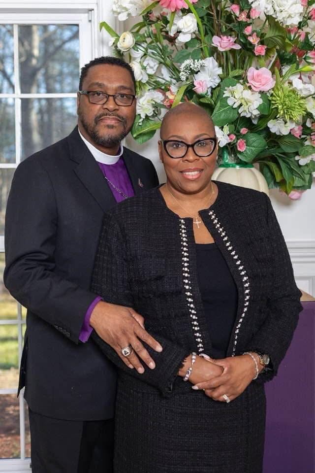 Bishop George D. Crenshaw with Mrs. Crenshaw